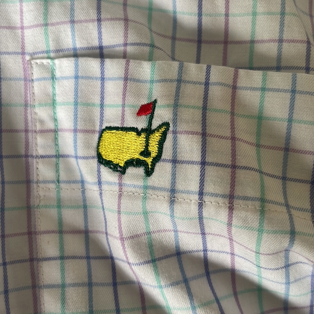 Masters x Peter Millar Dress Shirt size small